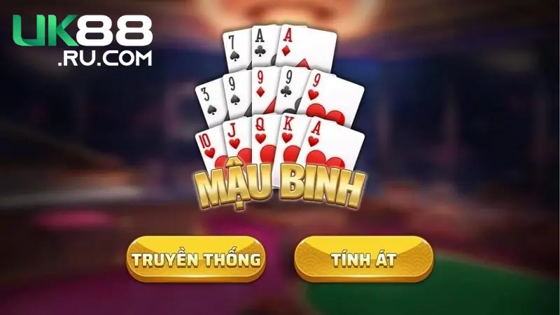 Mậu binh là sản phẩm ăn khách tại nền tảng giải trí Uk88