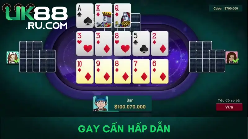 Khi chơi mậu binh, bạn cần giữ vững tinh thần